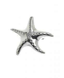 Starfish brooch in Cornish tin