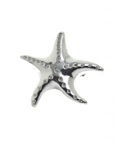 Starfish brooch in Cornish tin