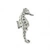 Seahorse brooch cast in Cornish tin