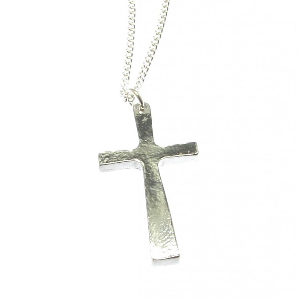 Cross pendant Blue Hills Tin