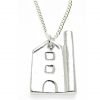 Tin Mine pendant in Cornish tin