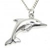 Dolphin pendant cast in Cornish tin