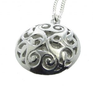 Celtic swirl pendant