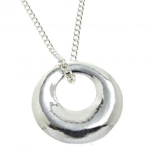 Cornish tin donut pendant