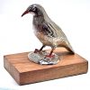 Cornish Chough paperweight cast in cornish tin