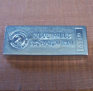 Large Cornish Tin ingot