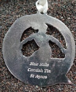 Back of surfer on a wave